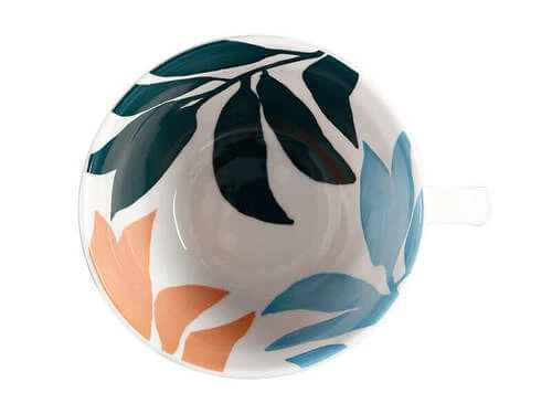 Andalusia Jumbo Mug 540ML Leaf Cyan 5 Andalusia Jumbo Mug 540ML Leaf Cyan - Image 3