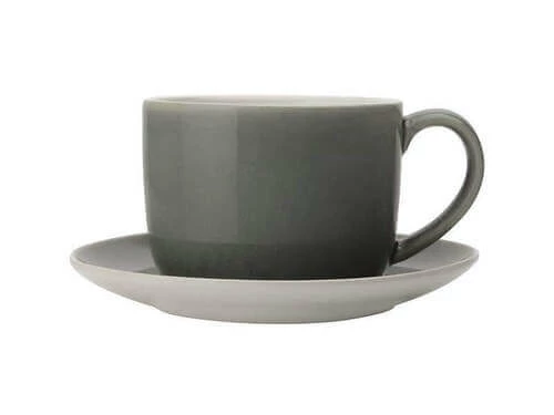 Artisan Cup & Saucer 280ML Storm Grey 4 Artisan Cup & Saucer 280ML Storm Grey - Image 2