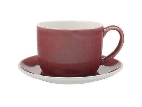Artisan Cup & Saucer 280ML Pomegranate 4 Artisan Cup & Saucer 280ML Pomegranate - Image 2