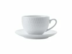 White Basics Diamonds Demi Cup & Saucer 90ML