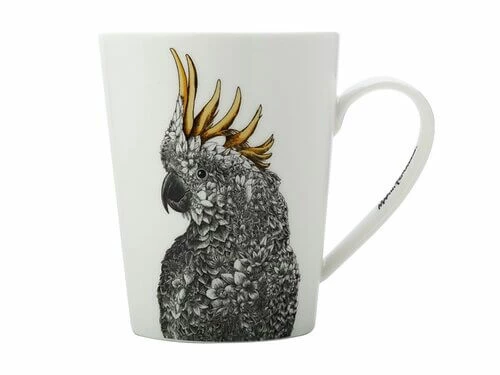 Marini Ferlazzo Birds Mug 450ML Tall Sulphur-crested Cockatoo 3 Marini Ferlazzo Birds Mug 450ML Tall Sulphur-crested Cockatoo