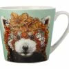 Marini Ferlazzo Wild Planet Mug 370ML Red Panda Gift Boxed -Tea &amp Coffee Sales dx1099