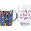 Kasey Rainbow Wild at Heart Mug & Glass Set Africa Navy Gift Boxed -Tea &amp Coffee Sales dx1226