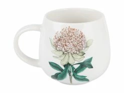The Blck Pen Golden Summer Mug 400ML Waratah Gift Boxed -Tea &amp Coffee Sales dx1287 side