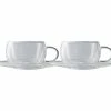 Blend Double Wall Cup & Saucer 80ML Set of 2 Gift Boxed -Tea &amp Coffee Sales gu0050