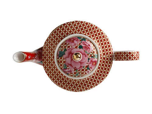 Teas & C's Silk Road Teapot with Infuser 500ML Cherry Red Gift Boxed 4 Teas & C's Silk Road Teapot with Infuser 500ML Cherry Red Gift Boxed - Image 2