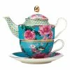 Teas & C's Silk Road Tea For One with Infuser 380ML Aqua Gift Boxed 2 Teas & C's Silk Road Tea For One with Infuser 380ML Aqua Gift Boxed -Tea & Coffee Sales hv0158