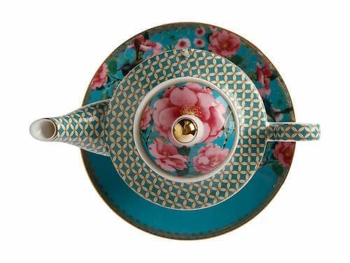 Teas & C's Silk Road Tea For One with Infuser 380ML Aqua Gift Boxed 4 Teas & C's Silk Road Tea For One with Infuser 380ML Aqua Gift Boxed - Image 2