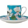 Royal Botanic Gardens Victoria Lotus Demi Cup & Saucer 100ML Aqua Gift Boxed 2 Royal Botanic Gardens Victoria Lotus Demi Cup & Saucer 100ML Aqua Gift Boxed -Tea & Coffee Sales hv0192