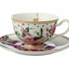Teas & C's Silk Road Footed Cup & Saucer 200ML White Gift Boxed 2 Teas & C's Silk Road Footed Cup & Saucer 200ML White Gift Boxed -Tea & Coffee Sales hv0213