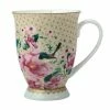 Teas & C's Silk Road Footed Mug 300ML White Gift Boxed -Tea &amp Coffee Sales hv0214