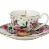 Teas & C's Silk Road Demi Cup & Saucer 85ML Set of 2 White Gift Boxed 2 Teas & C's Silk Road Demi Cup & Saucer 85ML Set of 2 White Gift Boxed -Tea & Coffee Sales hv0215