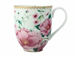 Teas & C's Silk Road Coupe Mug 440ML White Gift Boxed