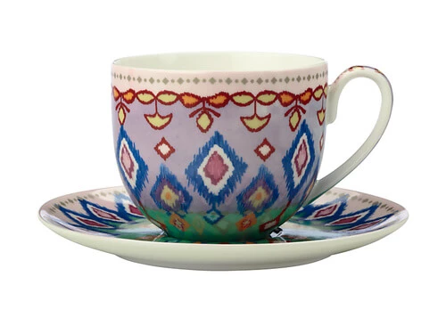 Teas & C's Zanzibar Cup & Saucer 260ML Gift Boxed 3 Teas & C's Zanzibar Cup & Saucer 260ML Gift Boxed