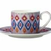 Teas & C's Zanzibar Demi Cup & Saucer 100ML Set of 2 Gift Boxed