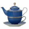 Teas & C's Classic Tea for One with Infuser 380ML Blue Gift Boxed -Tea &amp Coffee Sales hv0277