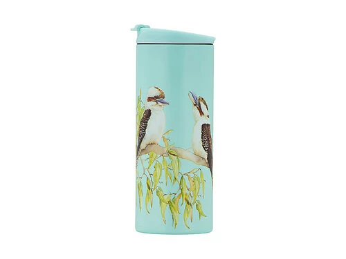 Katherine Castle Bird Talk Double Wall Insulated Cup 350ML Kookaburras 4 Katherine Castle Bird Talk Double Wall Insulated Cup 350ML Kookaburras - Image 2