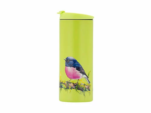 Katherine Castle Bird Talk Double Wall Insulated Cup 350ML Pink Robins 4 Katherine Castle Bird Talk Double Wall Insulated Cup 350ML Pink Robins - Image 2