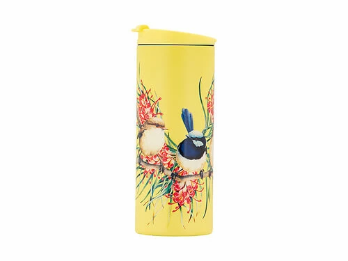 Katherine Castle Bird Talk Double Wall Insulated Cup 350ML Superb Fairy-wrens 4 Katherine Castle Bird Talk Double Wall Insulated Cup 350ML Superb Fairy-wrens - Image 2