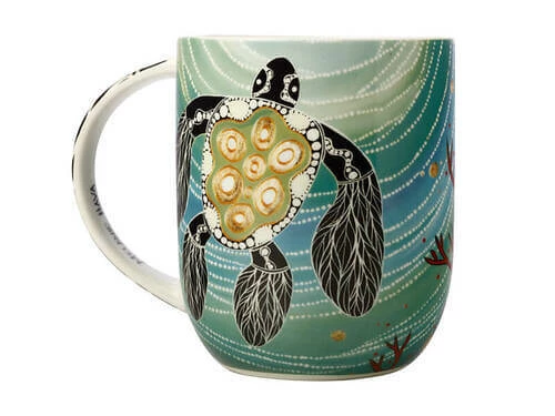 Melanie Hava Jugaig-Bana-Wabu Mug 440ML Turtles Gift Boxed 5 Melanie Hava Jugaig-Bana-Wabu Mug 440ML Turtles Gift Boxed - Image 3