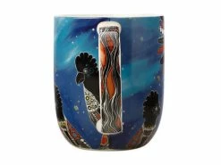 Melanie Hava Jugaig-Bana-Wabu Mug 440ML Black Cockatoos Gift Boxed -Tea &amp Coffee Sales kl0059 2f