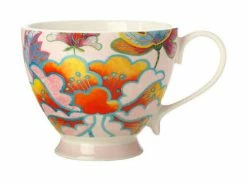 Gabby Malpas Sian Footed Mug 420ML Peony Love Gift Boxed -Tea &amp Coffee Sales kl0098 2