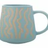 Squiggle Mug 420ML Blue -Tea &amp Coffee Sales kl0216