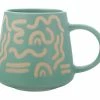 Squiggle Mug 420ML Mint -Tea &amp Coffee Sales kl0219