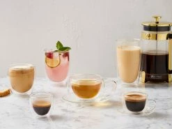 Blend Double Wall Cup & Saucer 270ML Set of 2 Gift Boxed 5 Blend Double Wall Cup & Saucer 270ML Set of 2 Gift Boxed -Tea & Coffee Sales maxwell williams blend glassware 1