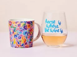 Kasey Rainbow Wild at Heart Mug & Glass Set Africa Pink Gift Boxed -Tea &amp Coffee Sales maxwell williams kasey rainbow wildatheart 01 800x600