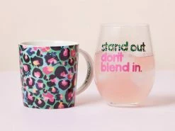 Kasey Rainbow Wild at Heart Mug & Glass Set Leopard Emerald Gift Boxed -Tea &amp Coffee Sales maxwell williams kasey rainbow wildatheart 06 800x600