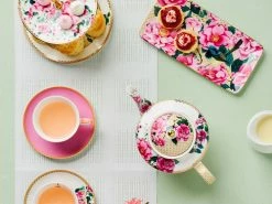 Teas & C's Silk Road Footed Mug 300ML White Gift Boxed -Tea &amp Coffee Sales maxwell williams tandcs silkroad white 1